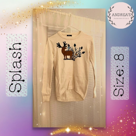 max Tops - Splash sweater shirt